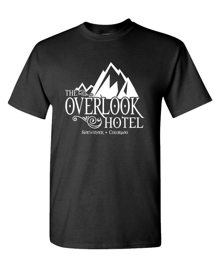 The Overlook Hotel — Black T-Shirt — front