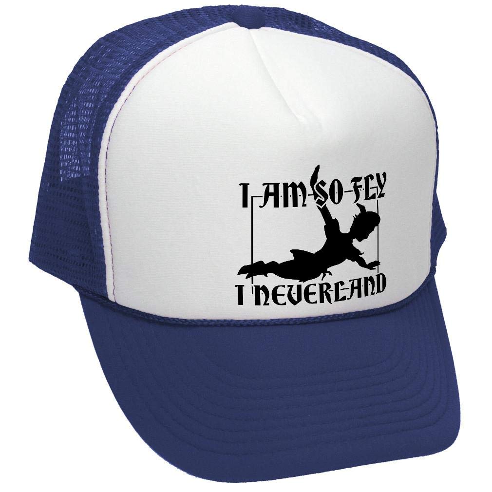 I Am So Fly I Neverland — Navy Trucker Hat — front