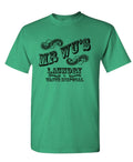 Mr Wu's Laundry Service — Green T-Shirt — front