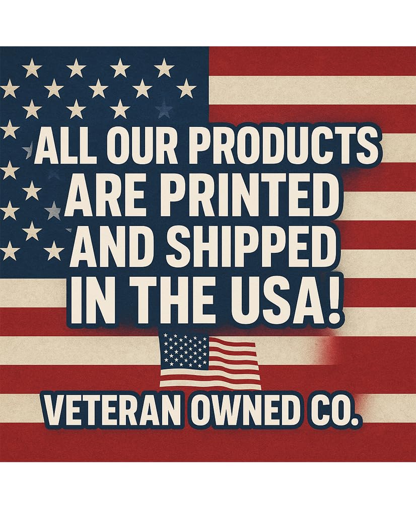 Printed and shipped in the USA — veteran-owned company