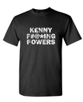 Kenny Powers Censored Lettering — Black T-Shirt — front