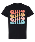 Ohio — Black T-Shirt — front