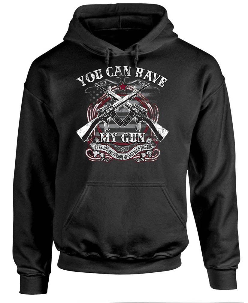 Cold Dead Fingers — Black Hoodie — front