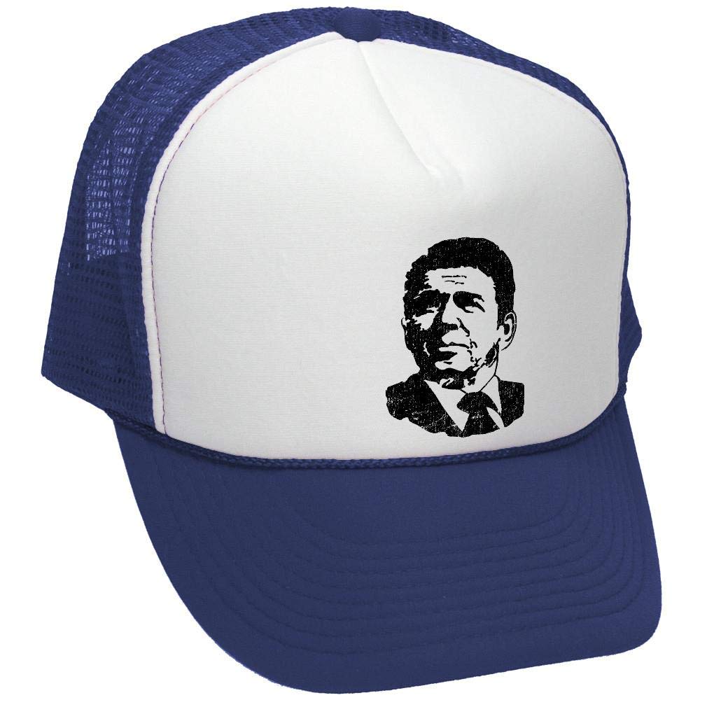 The Gipper Portrait — Navy Trucker Hat — front