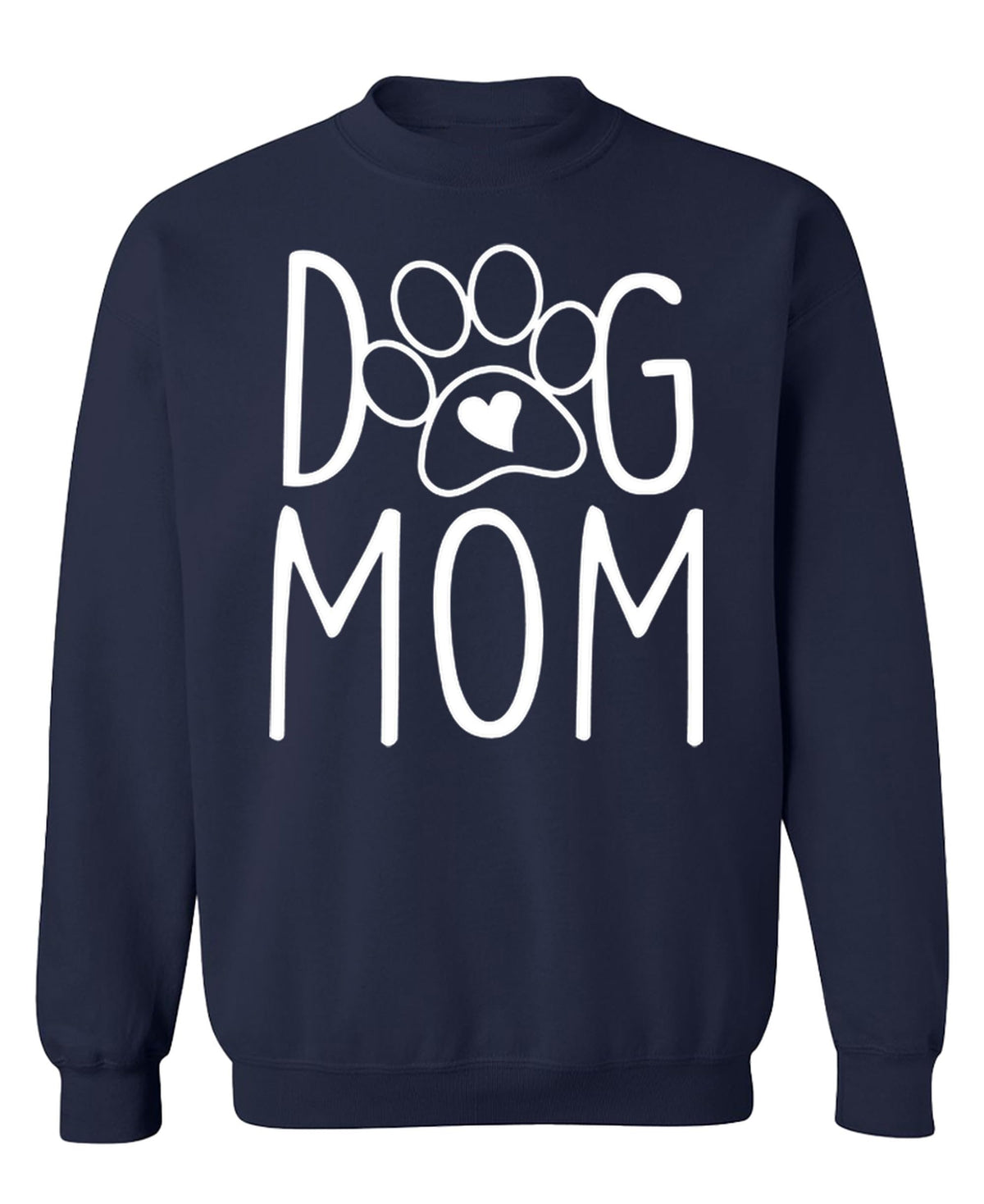 Dog Mom — Navy Sweatshirt — front
