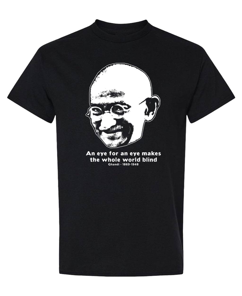 An Eye for an Eye — Black T-Shirt — front
