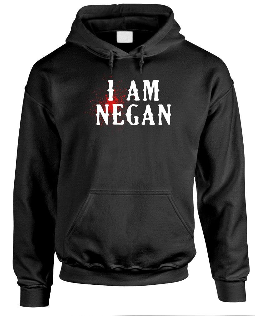 I Am Negan — Black Hoodie — front