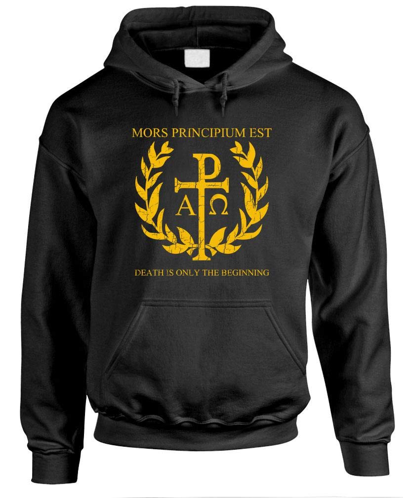 Death Is Only the Beginning — Black Hoodie — front