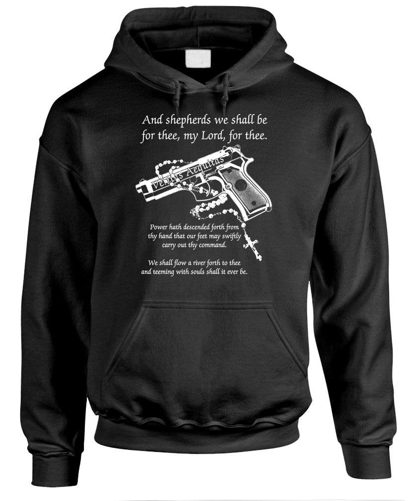Shepherds Prayer — Black Hoodie — front