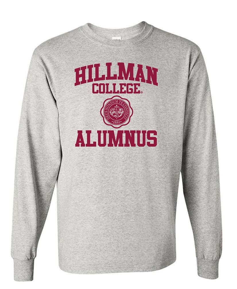 Hillman College Alumnus — Sport Gray Long Sleeve T-Shirt — front