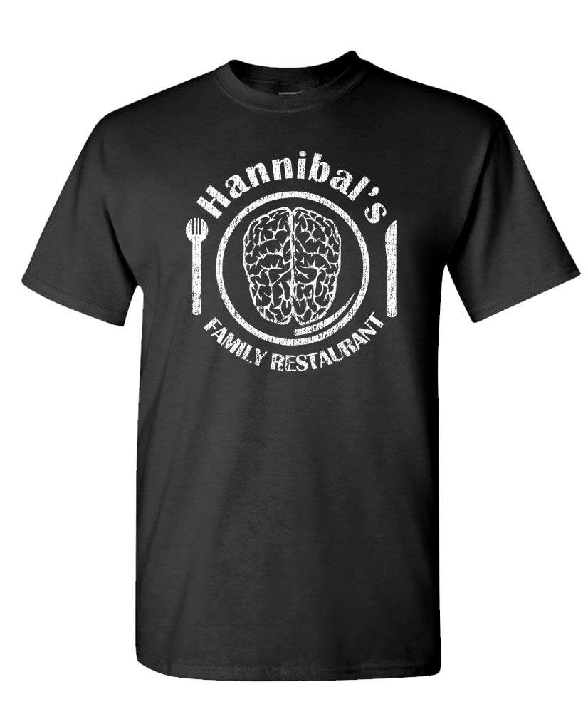 Hannibal's Family Restaurant — Black T-Shirt — front