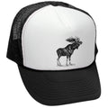 Moose — Black Trucker Hat — front