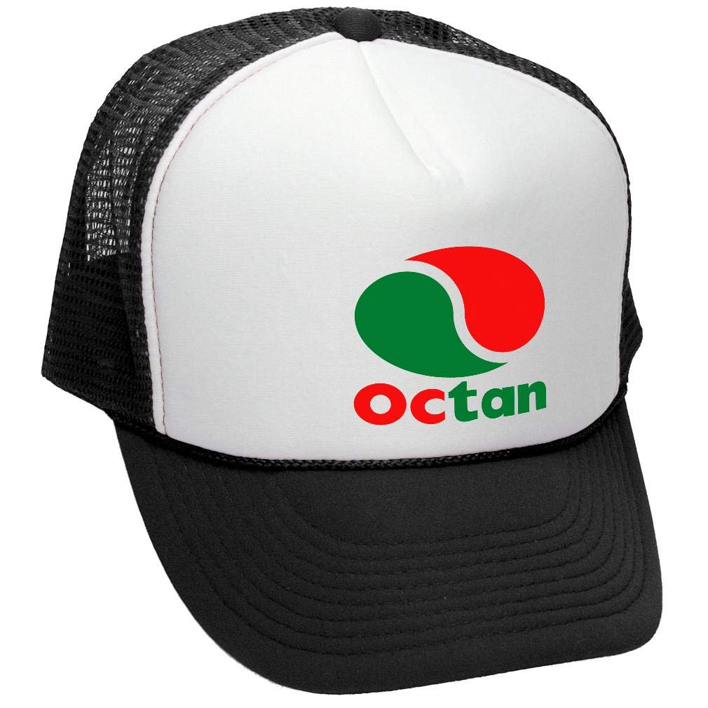 Octan — Black Trucker Hat — front
