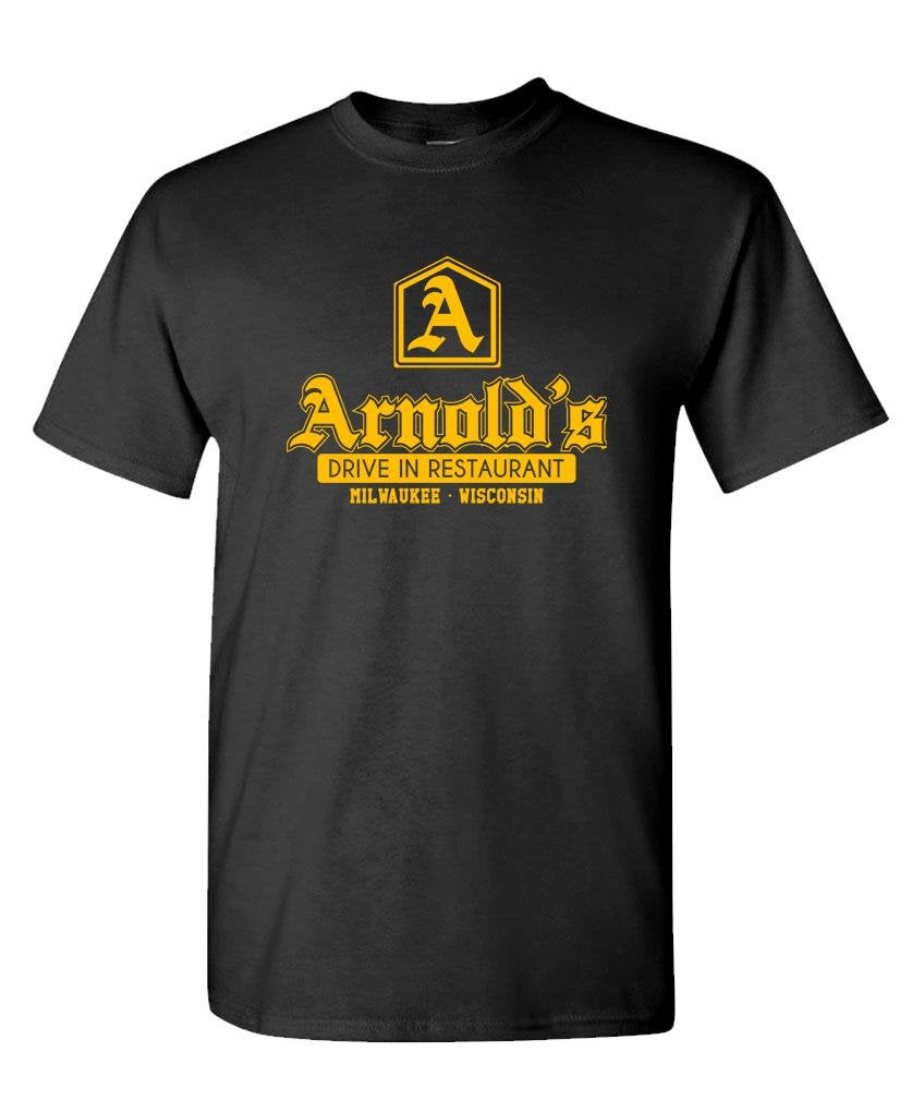 Arnold's Drive In — Black T-Shirt — front