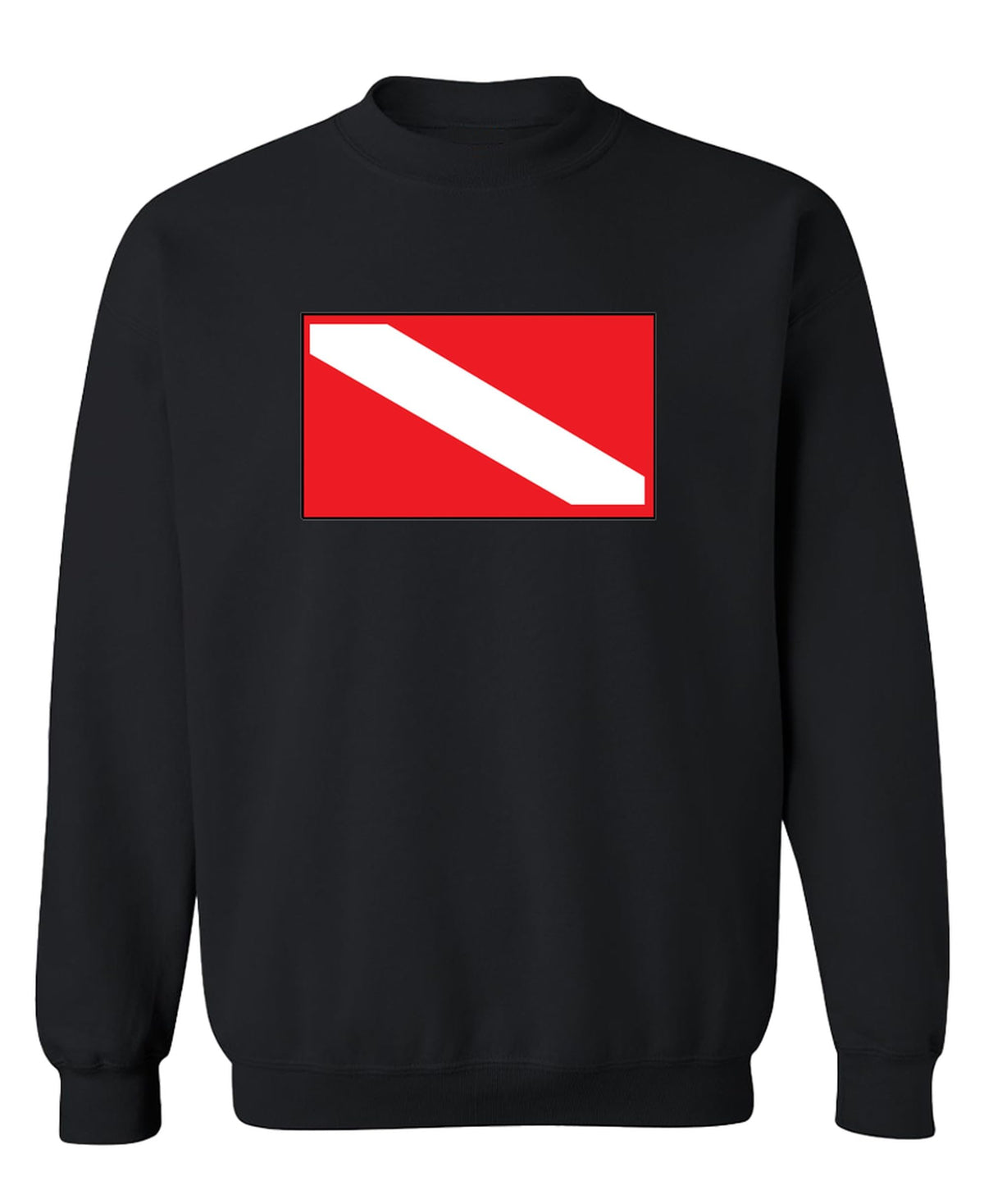Scuba Diver — Black Sweatshirt — front