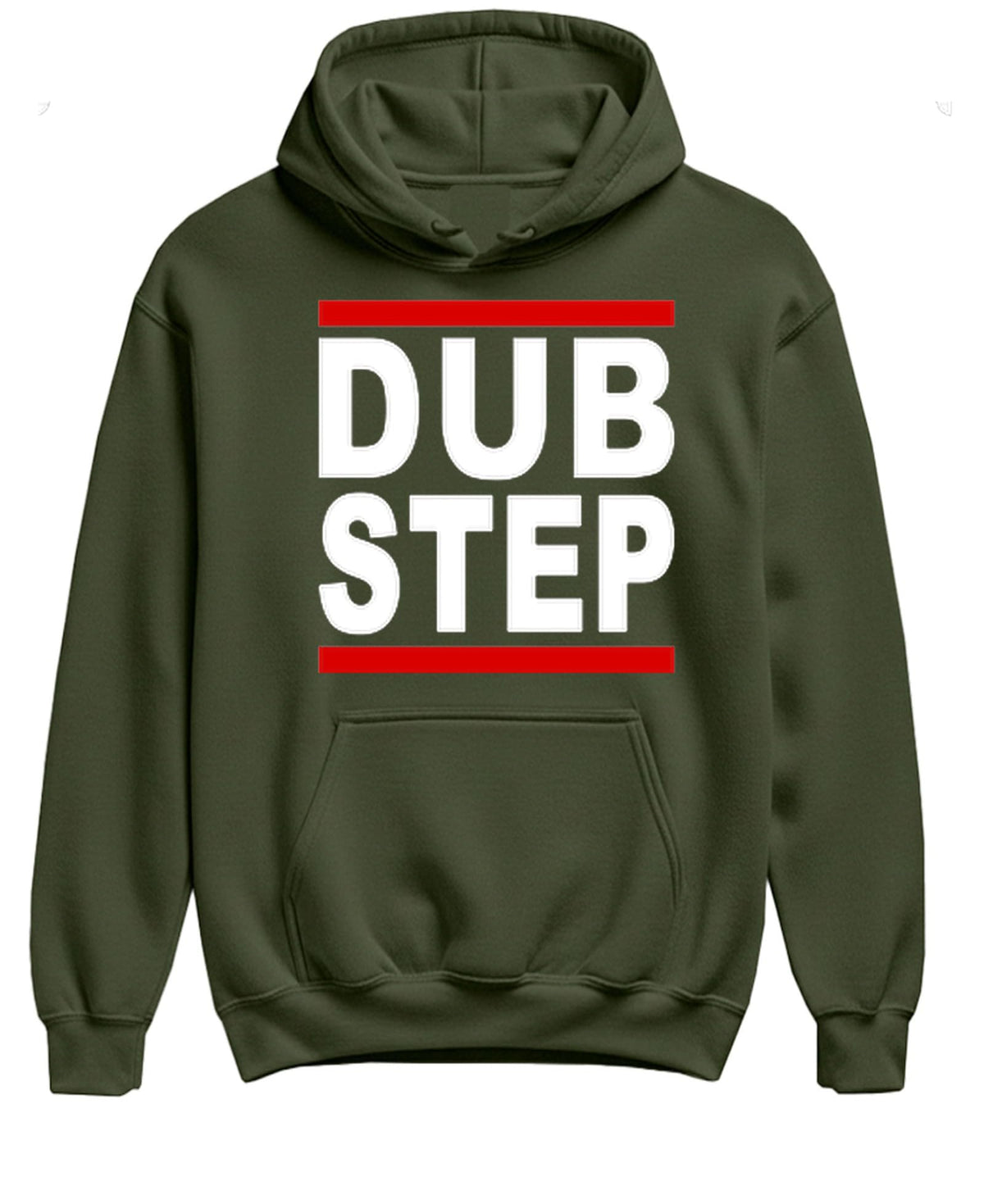 Dubstep — Military Green Hoodie — front