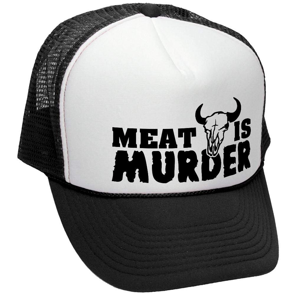 Meat Is Murder — Black Trucker Hat — front