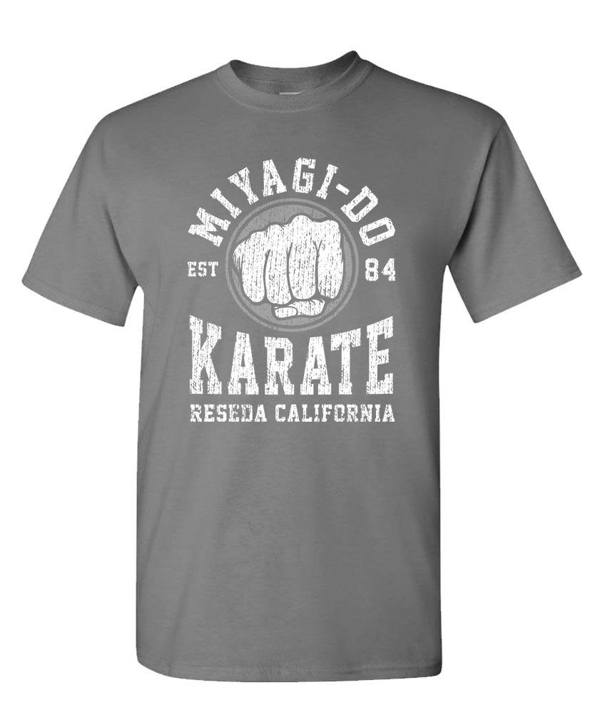 Miyagi-Do Karate — Charcoal T-Shirt — front