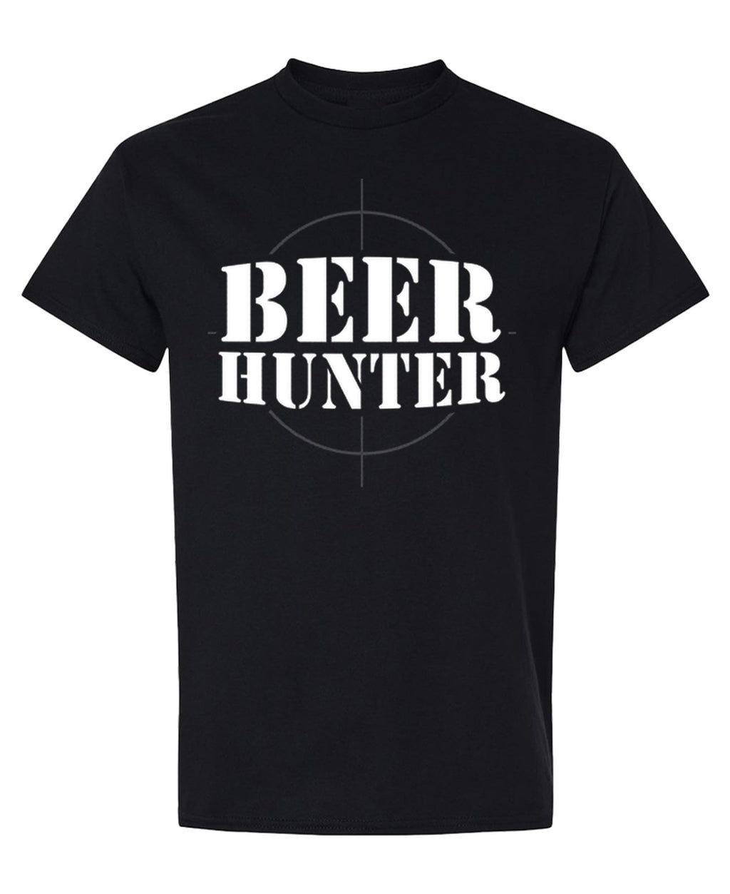 Beer Hunter — Black T-Shirt — front