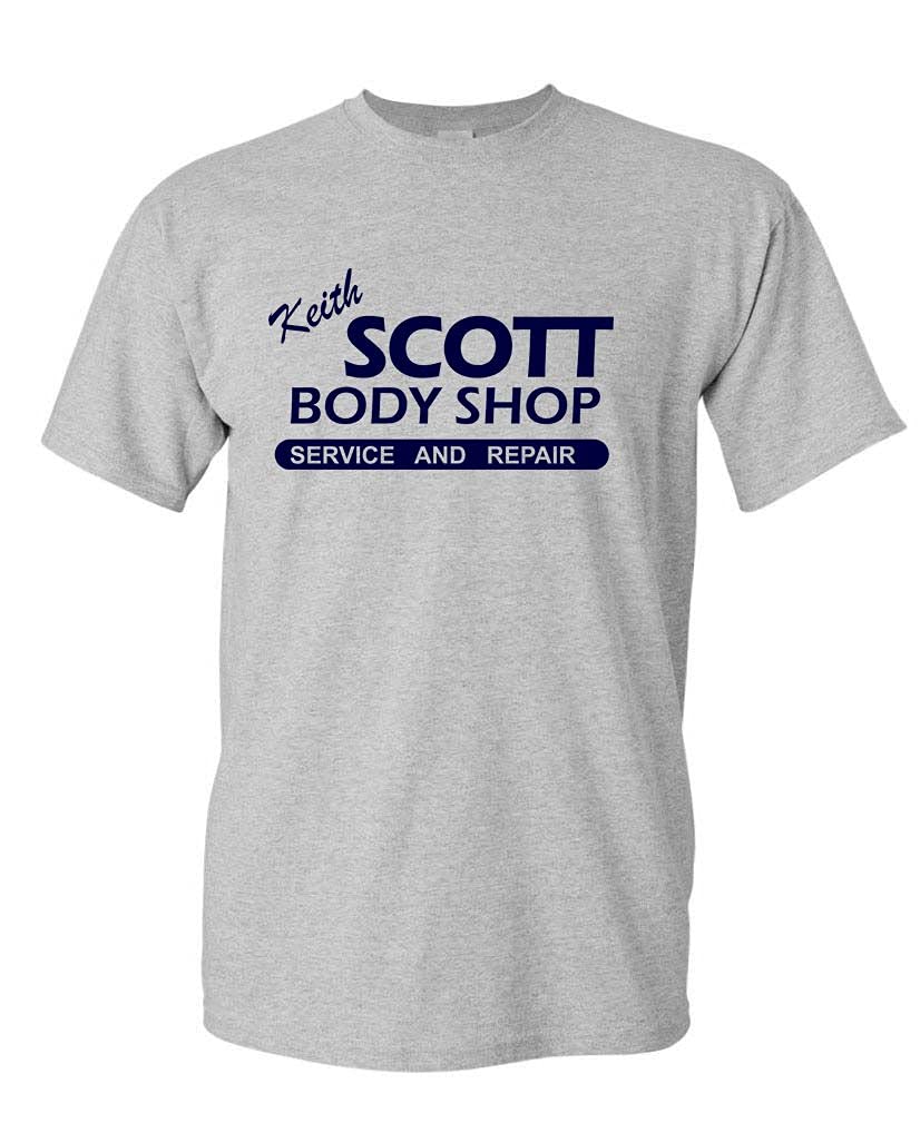 Keith Scott Body Shop — Sport Gray T-Shirt — front