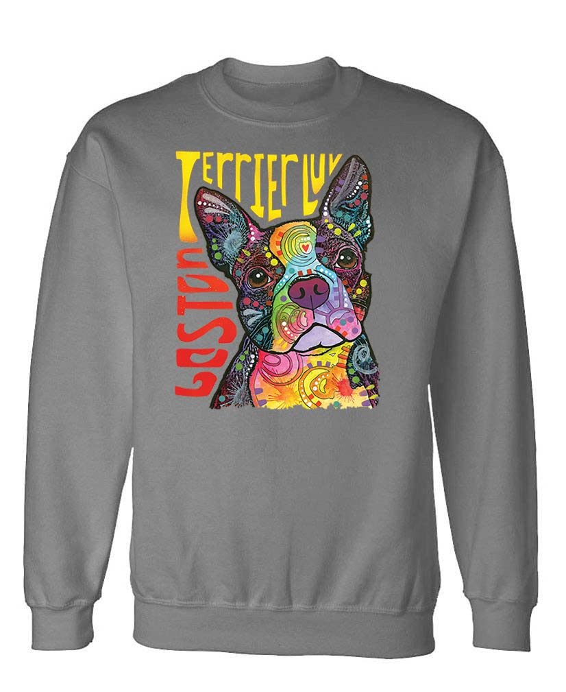 Terrier Luv — Charcoal Sweatshirt — front