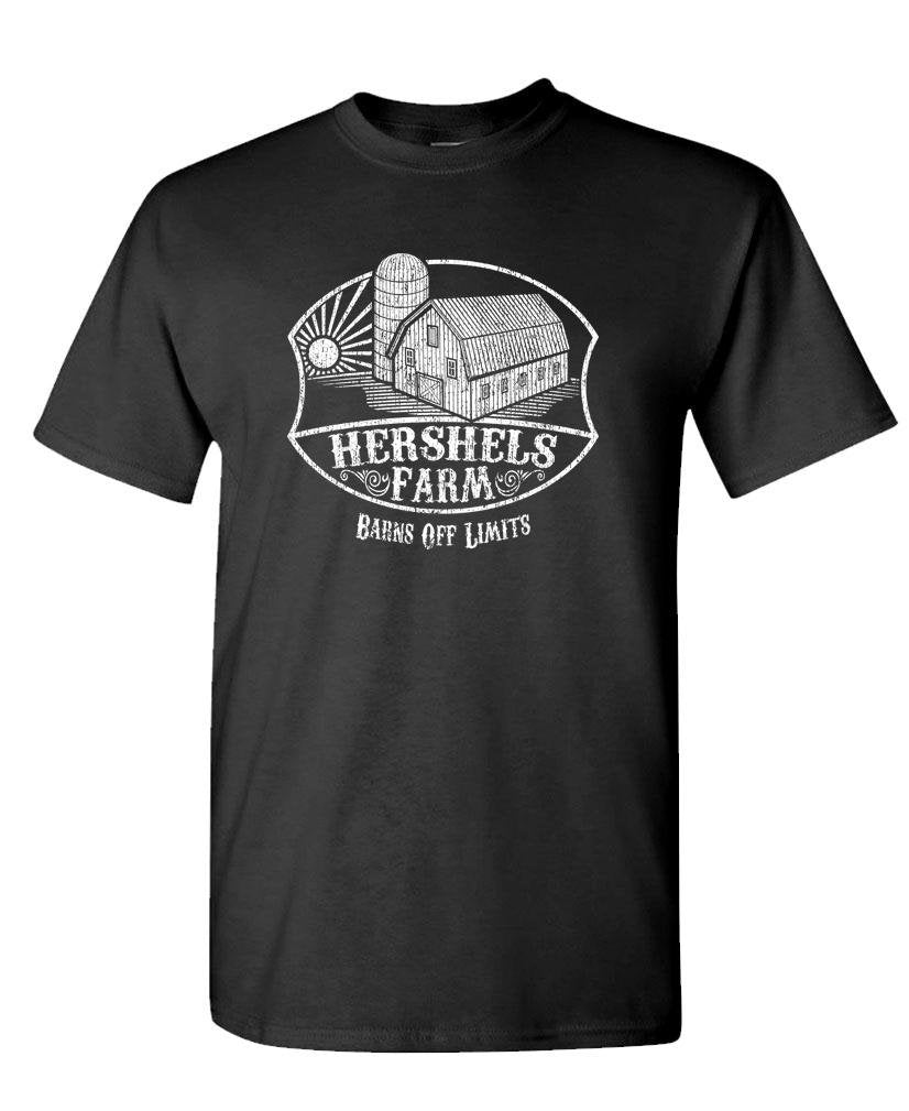 Hershel's Farm — Black T-Shirt — front