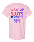 Funny Party — Light Pink T-Shirt — front