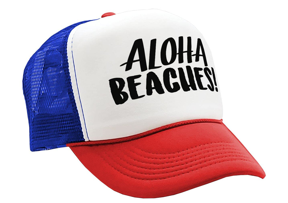 Aloha Beaches — RWB Trucker Hat — front