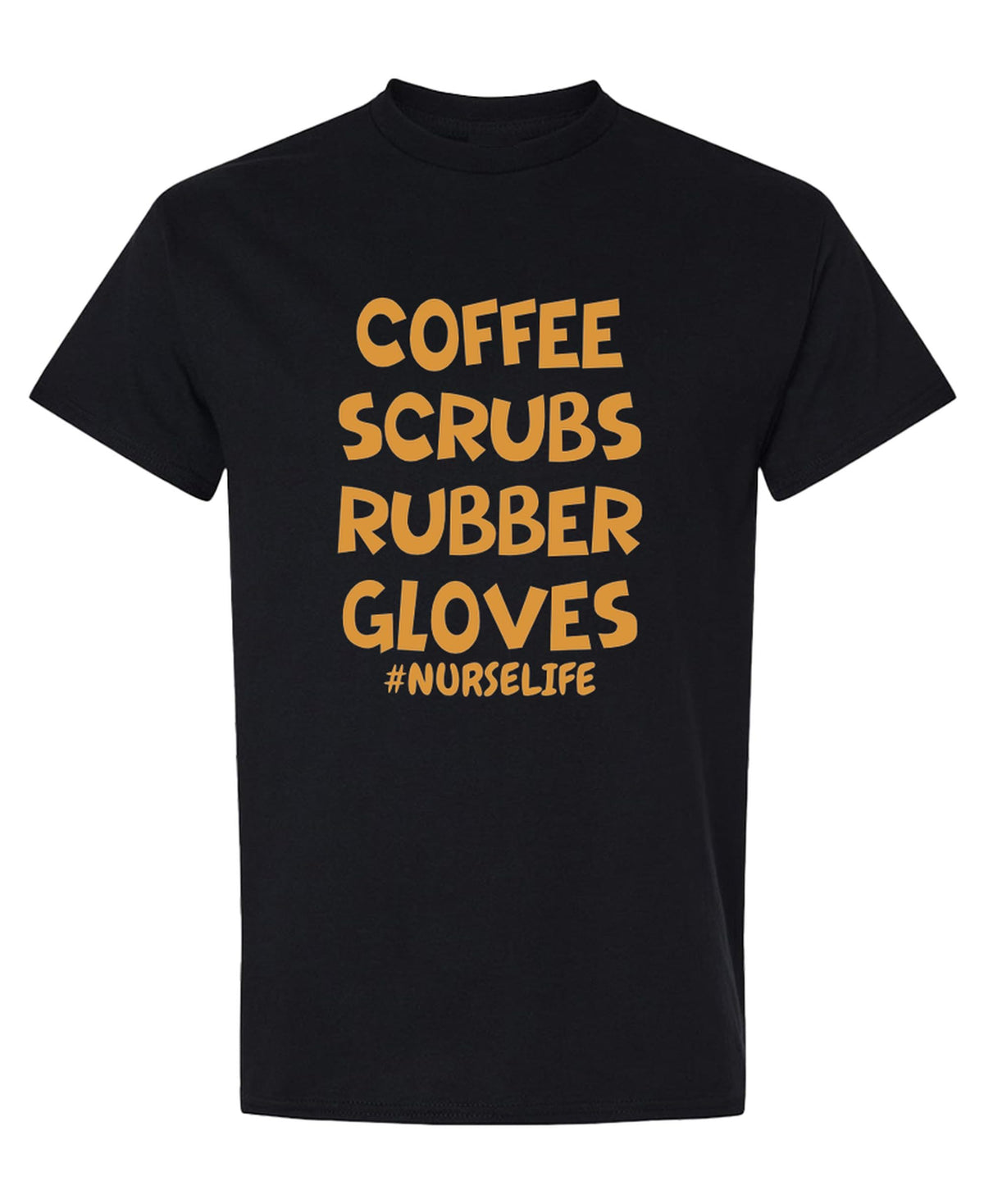 Nurse Life — Black T-Shirt — front