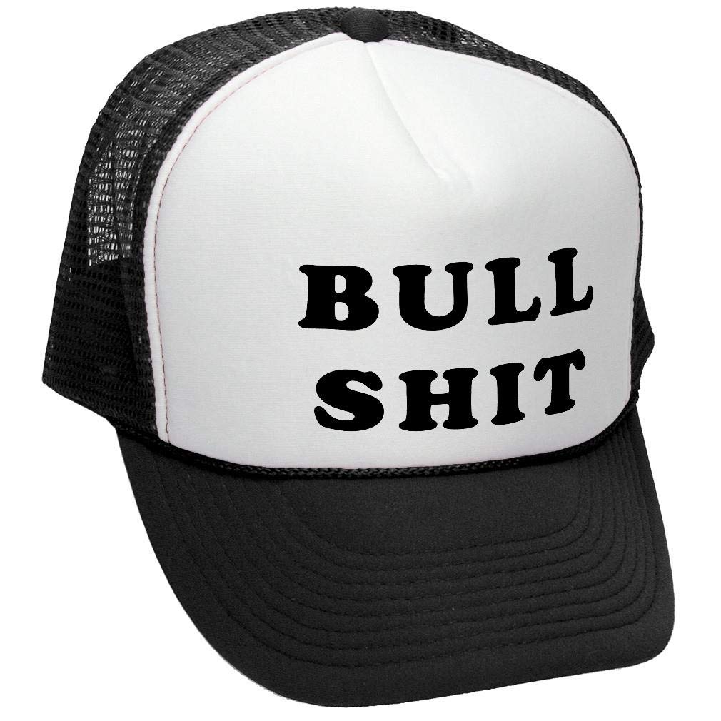 Bull Shit — Black Trucker Hat — front