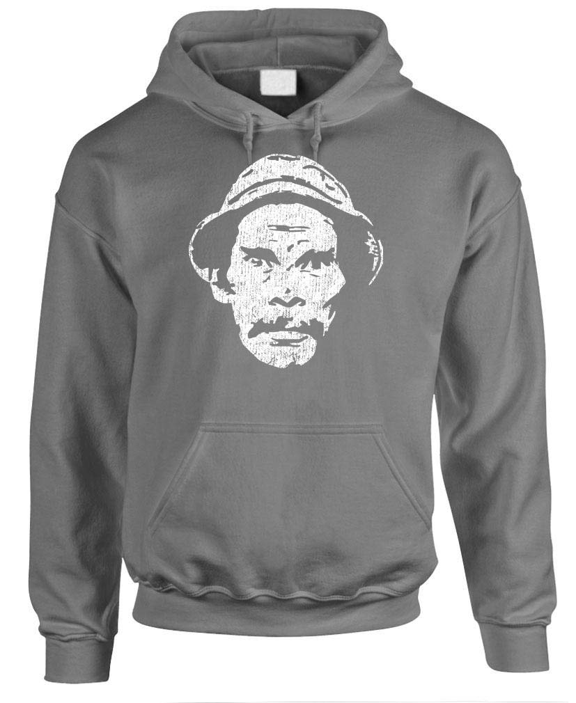 Don Ramon Portrait — Charcoal Hoodie — front