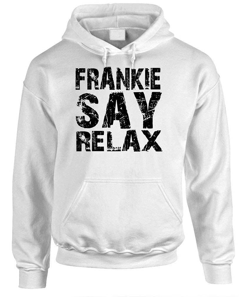 Frankie Say Relax Hoodie - White