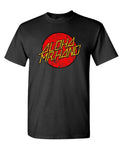 Aloha Mr. Hand — Black T-Shirt — front
