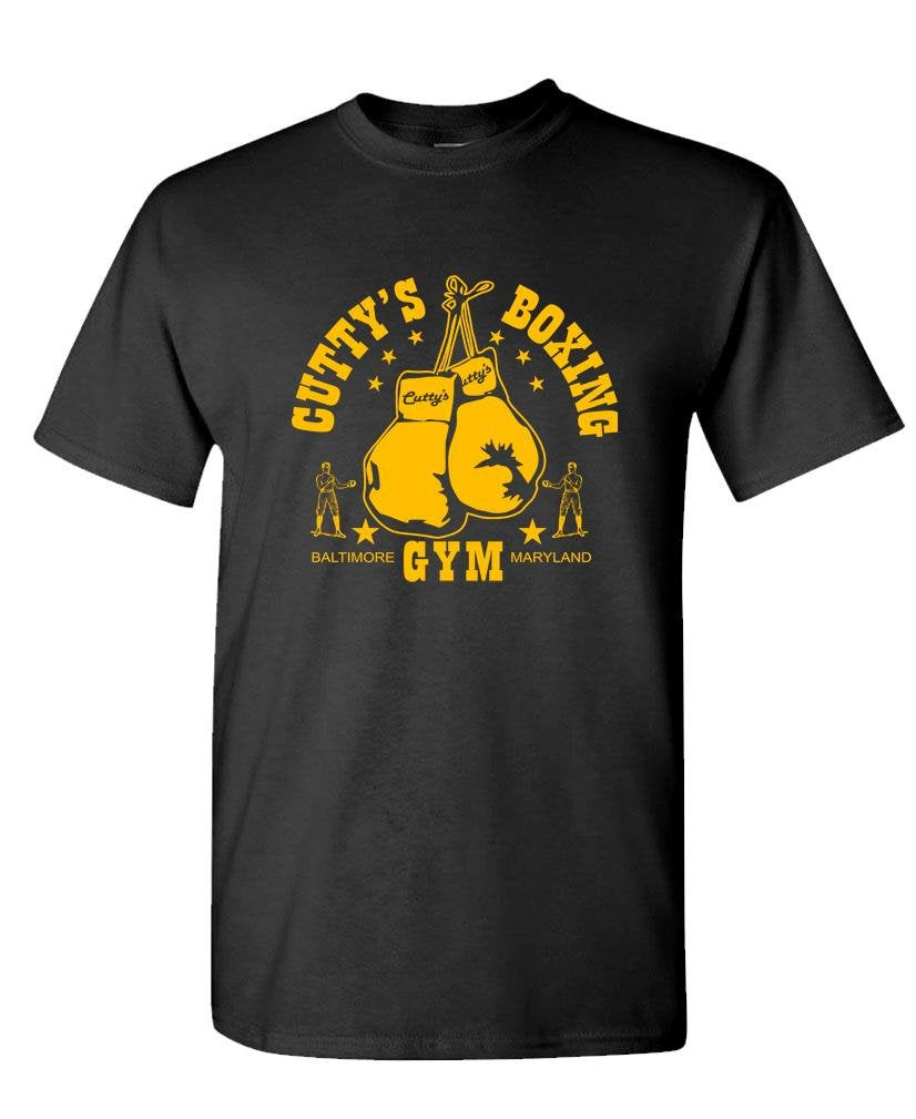 Cutty's Boxing Gym — Black T-Shirt — front