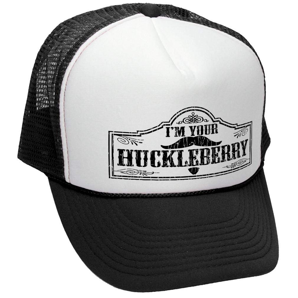I'm Your Huckleberry — Black Trucker Hat — front