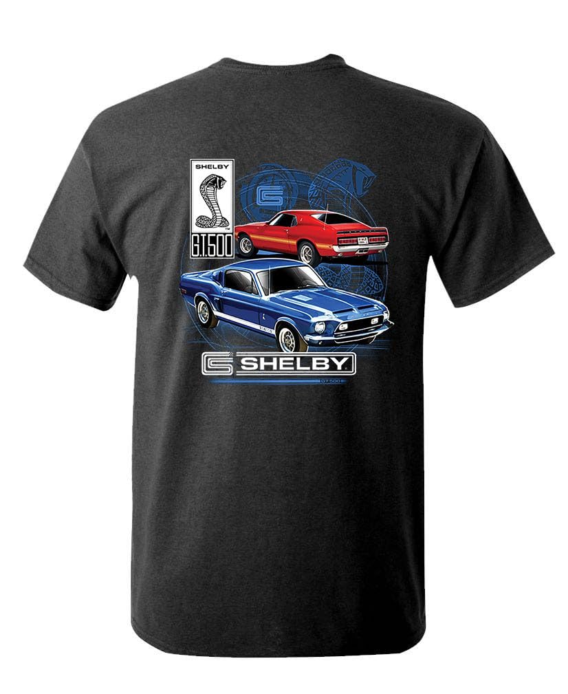 Shelby GT 500 — Black T-Shirt — rear view 1