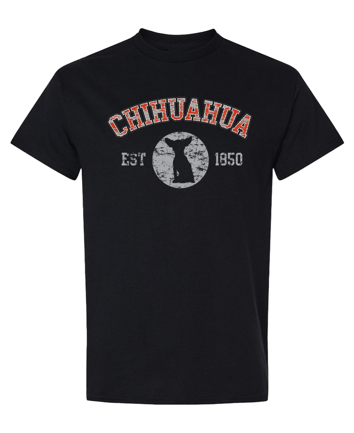 Chihuahua Established 1850 — Black T-Shirt — front