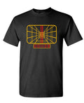 Stay on Target Display — Black T-Shirt — front