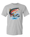 Rainbow Trout — Sport Gray T-Shirt — front