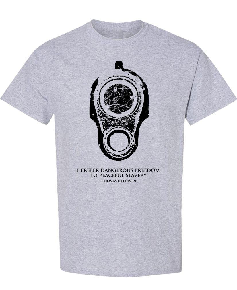 Dangerous Freedom — Sport Gray T-Shirt — front