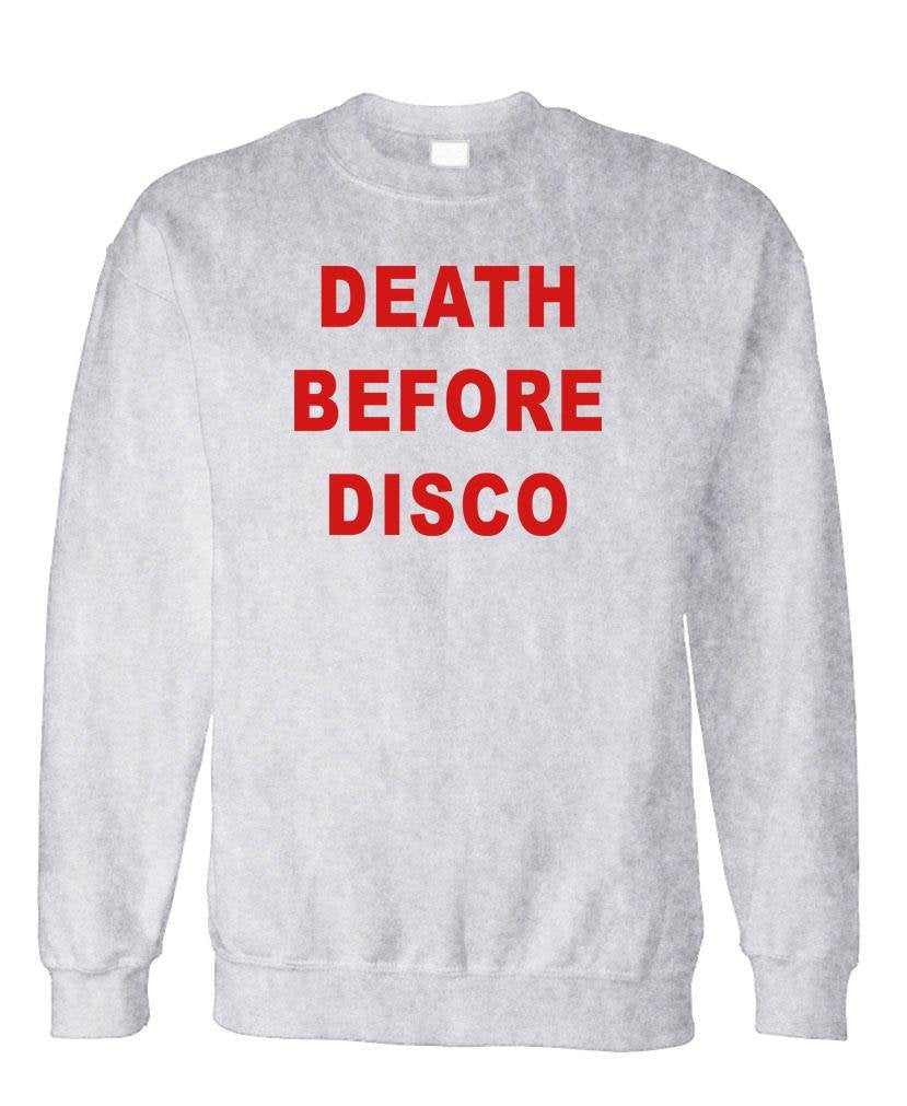 Death Before Disco — Sport Gray Sweatshirt — front