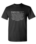 Ineptocracy Definition — Black T-Shirt — front