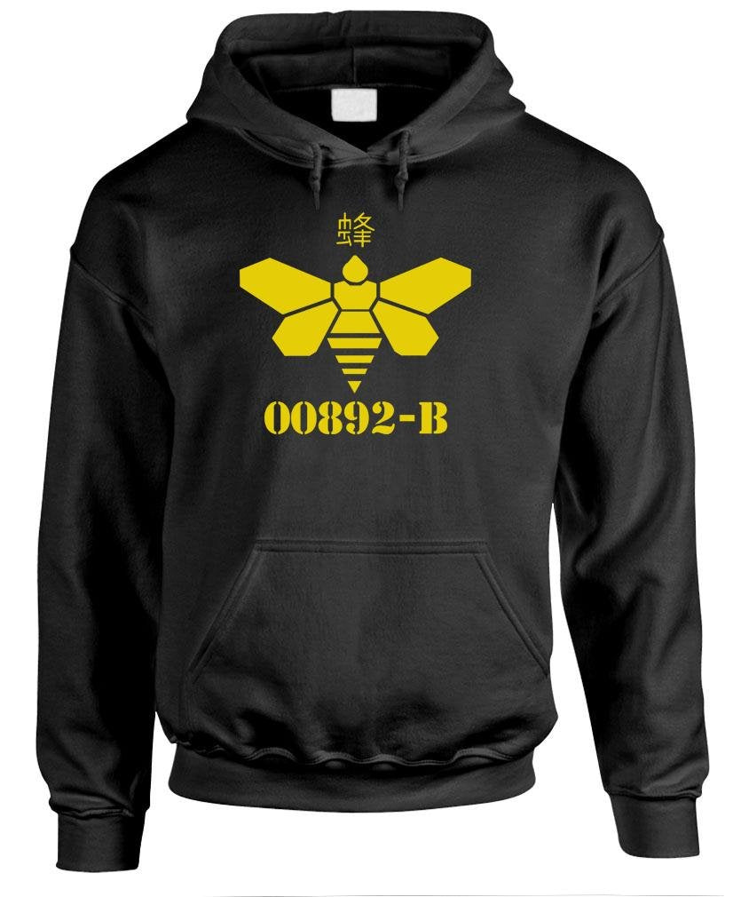 Golden Bee 00892-B — Black Hoodie — front