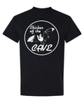 Chicken of the Cave — Black T-Shirt — front