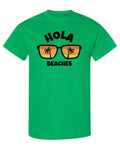 Hola Beaches — Irish T-Shirt — front