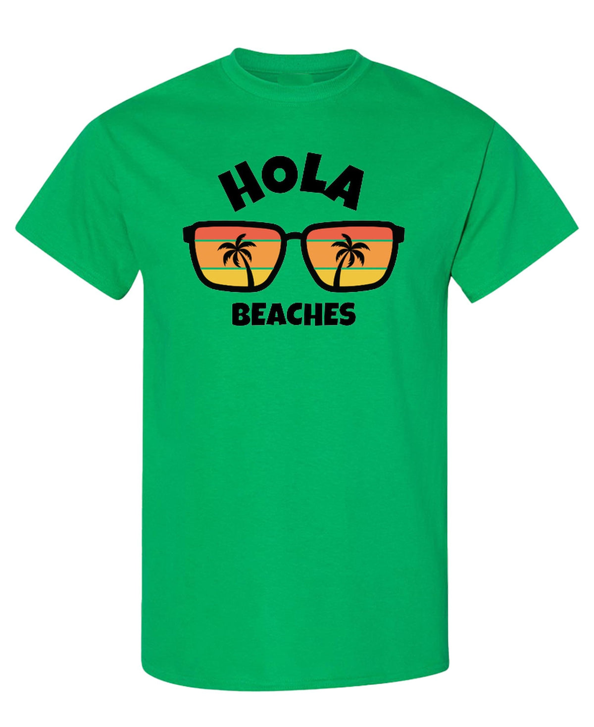 Hola Beaches — Irish T-Shirt — front