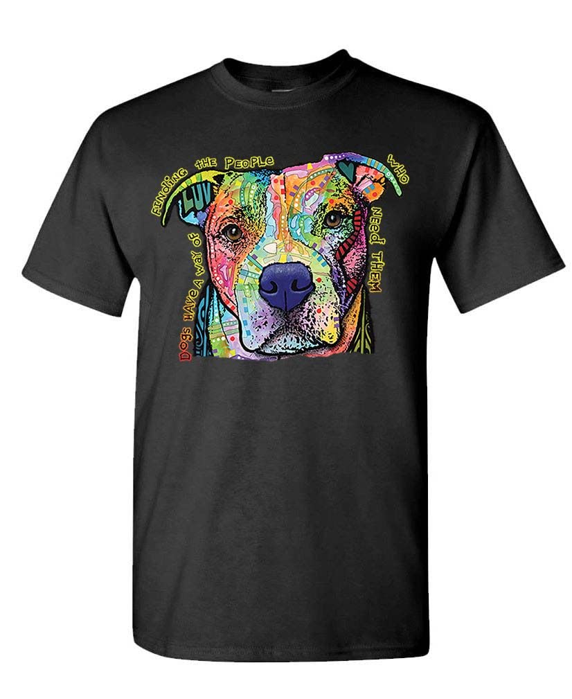 Dogs Have a Way — Black T-Shirt — front