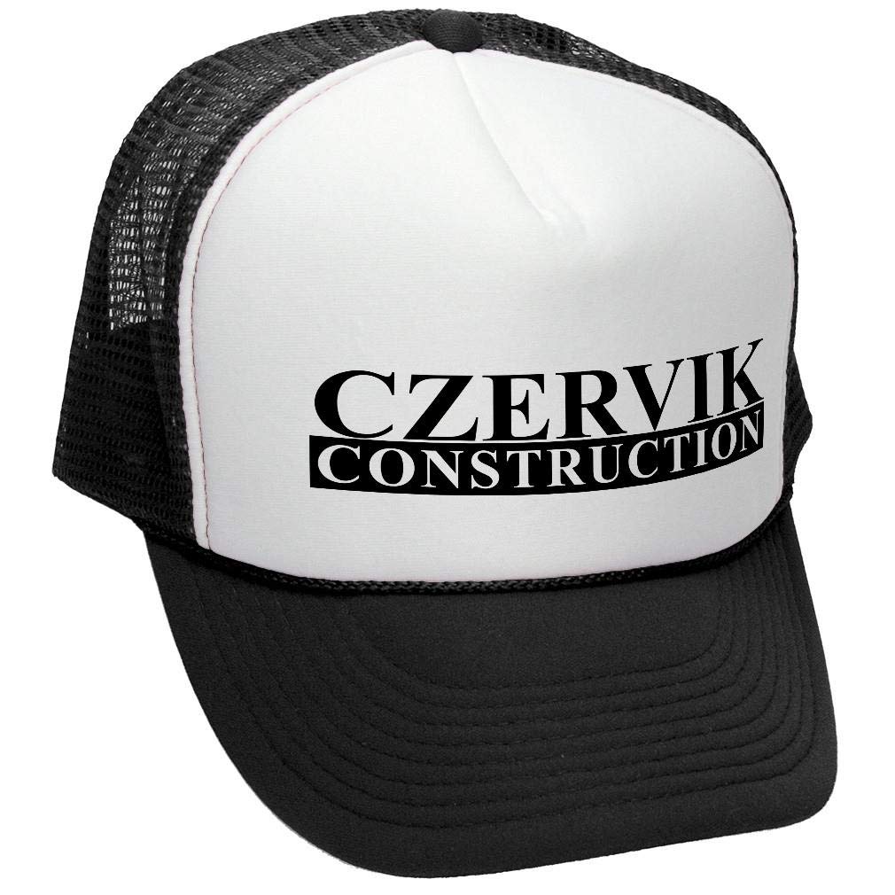 Czervik Construction — Black Trucker Hat — front