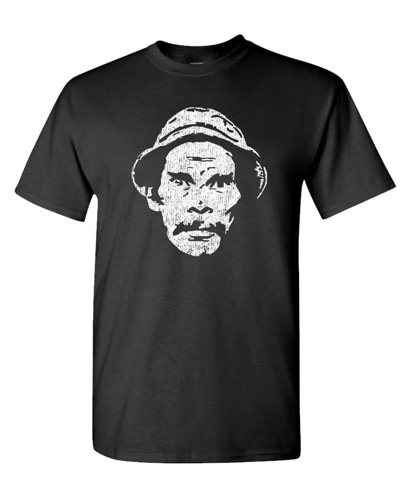 Don Ramon Portrait — Black T-Shirt — front