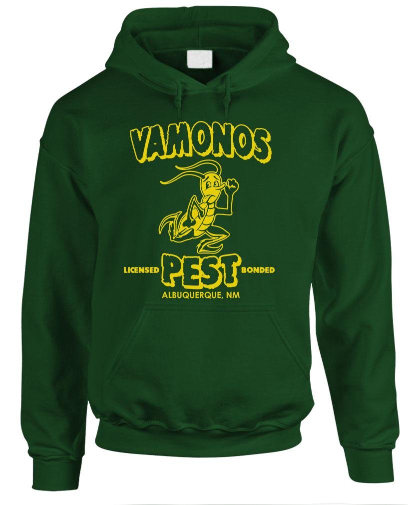 Vamonos Pest — Forest Green Hoodie — front